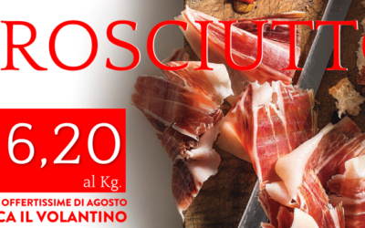Prosciutto a 6,20 € al kg! Scopri tutte le offerte